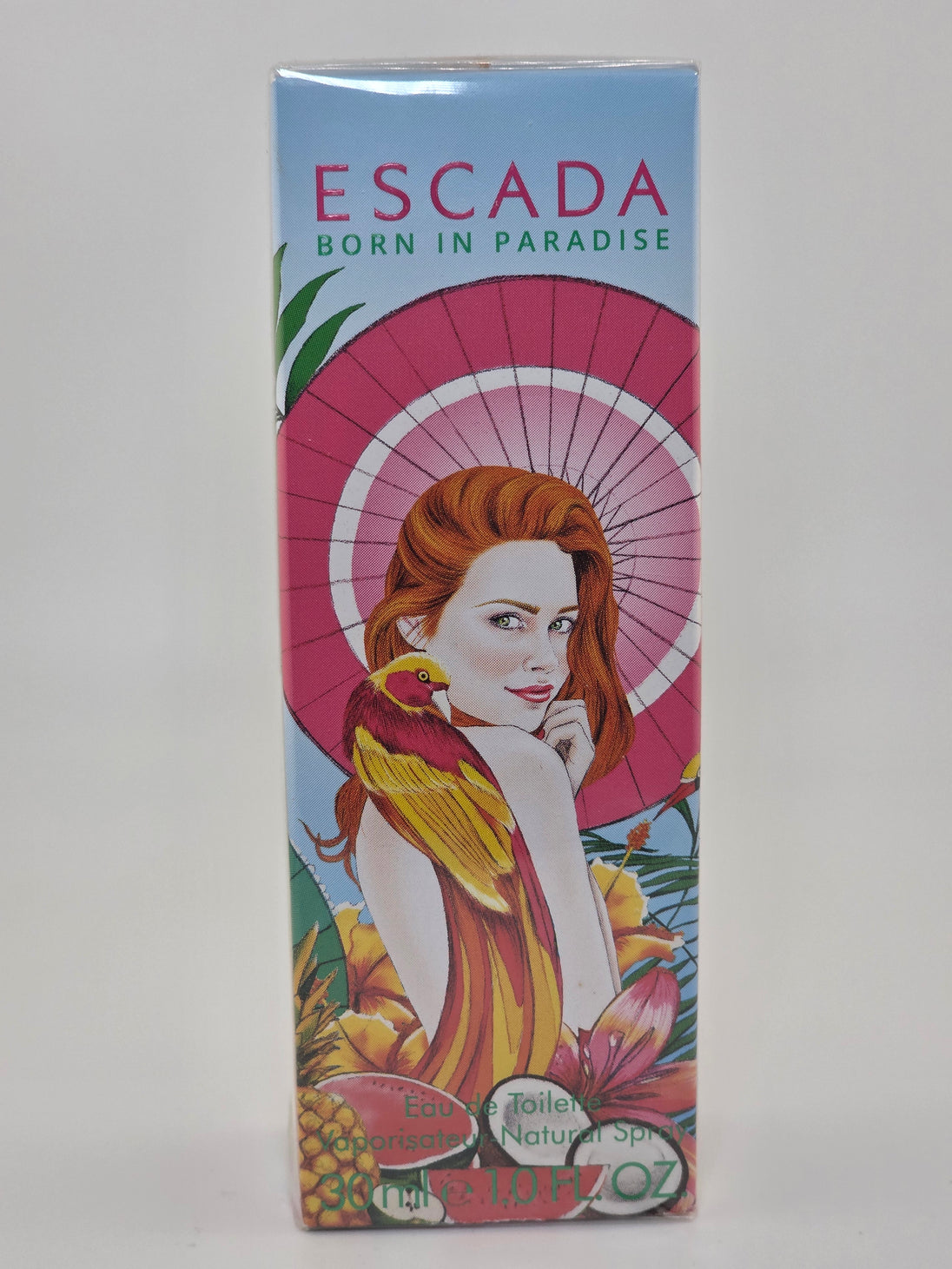 Escada Born in Paradise Eau de Toilette 30ml, bunte Box, limitierte Edition, Parfum-Rarität