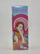 Escada Born in Paradise Eau de Toilette 50ml, limitiertes Parfum, farbenfrohes Design, Rarität