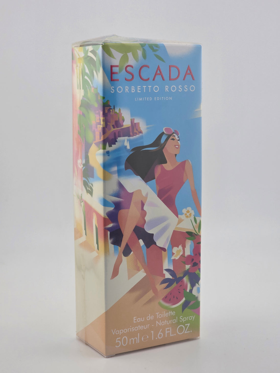 Escada Sorbetto Rosso Eau de Toilette 50ml, limitierte Edition, Rarität, Parfum