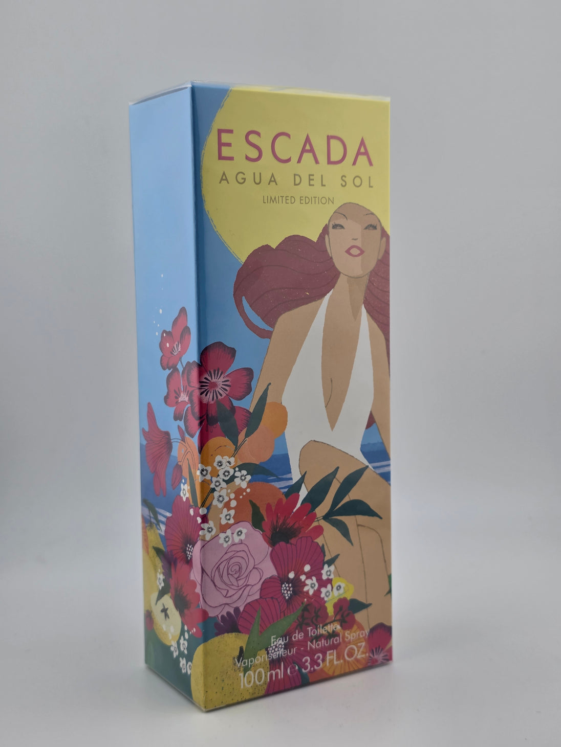 Escada Agua del Sol Eau de Toilette 100ml, limitierte Edition, bunte Verpackung, Rarität