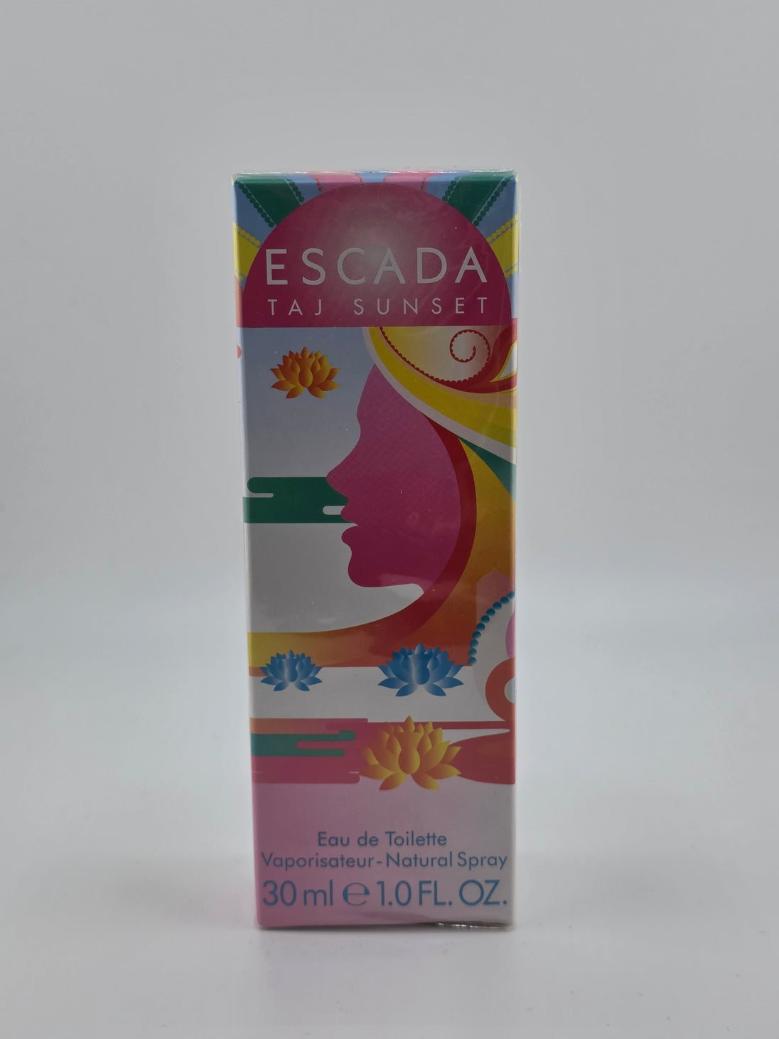 Escada Taj Sunset Eau de Toilette 30ml, bunte Verpackung, seltene Miniatur Rarität