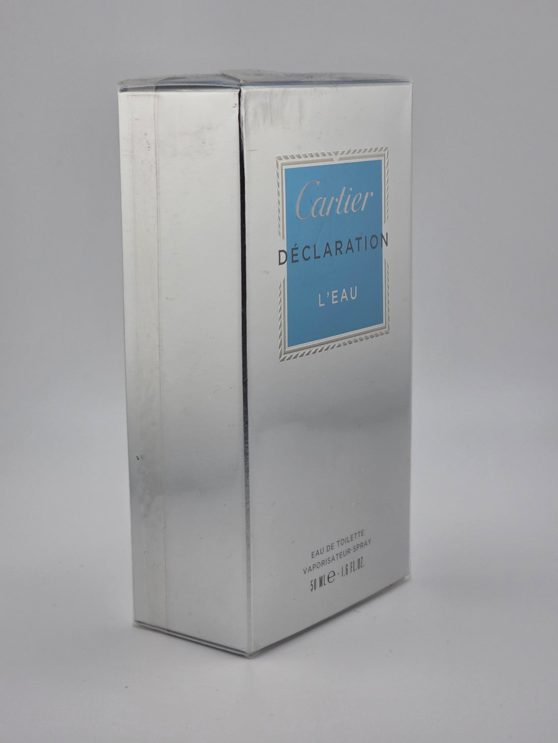 Cartier Déclaration L'Eau Eau de Toilette 50ml, Rarität, silberne Verpackung, Vintage Duft