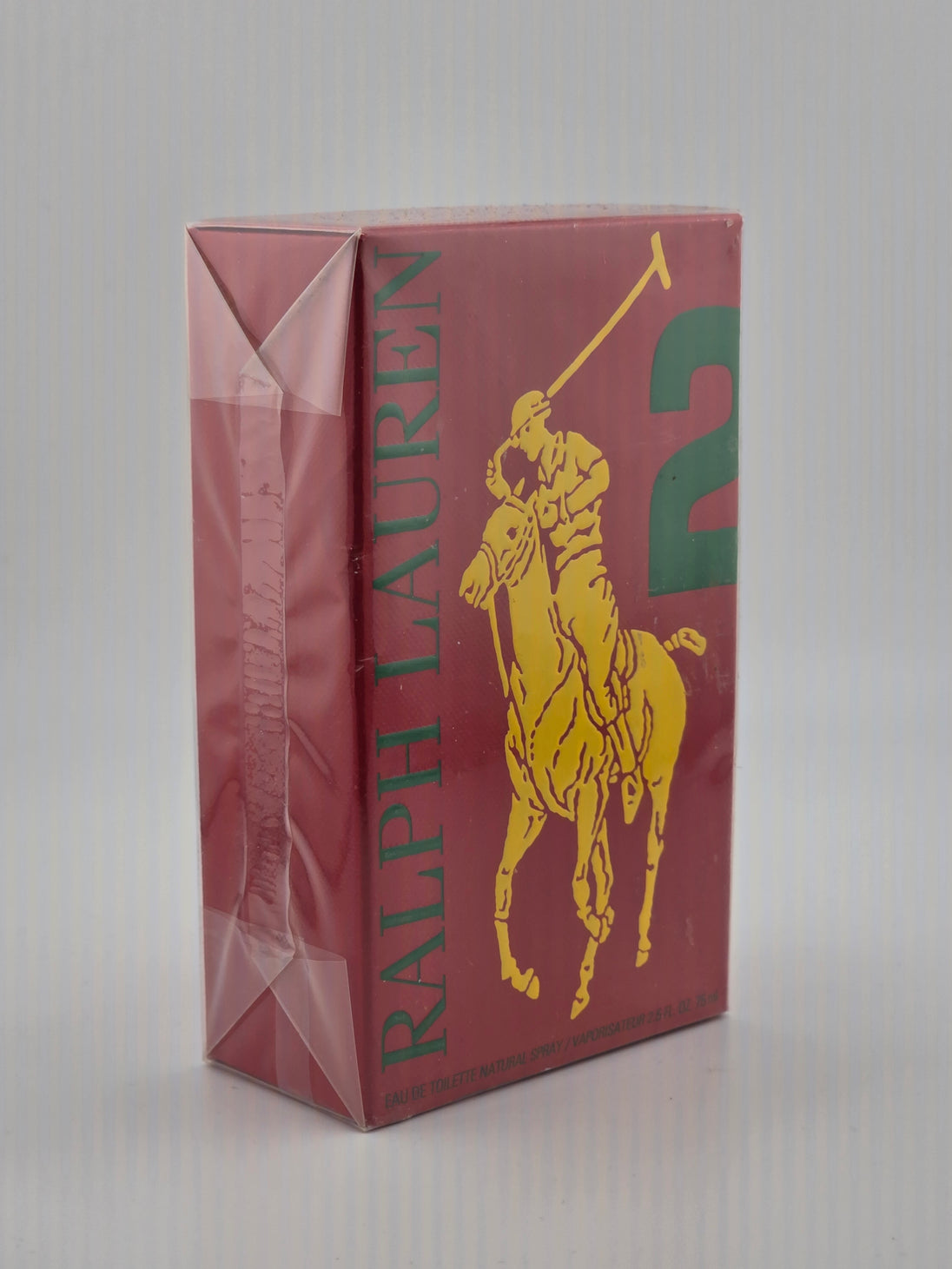 Ralph Lauren Polo Eau de Toilette 75ml, Rarität, Vintage, rot-grüne Verpackung, Sammlerstück
