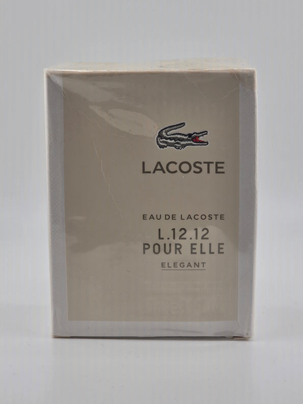 Lacoste L.12.12 Pour Elle Elegant Eau de Toilette 50ml, Damenparfum, Originalverpackung