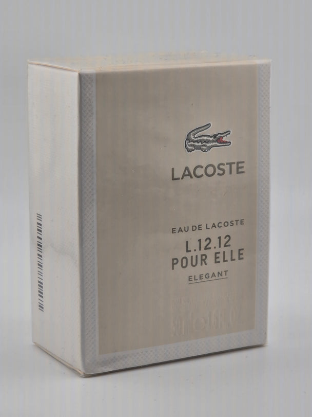 Lacoste L.12.12 Pour Elle Elegant Eau de Toilette 50ml, Damen Duft, versiegelte Originalverpackung