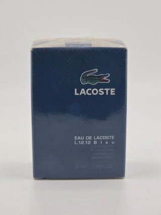 Lacoste Eau de Toilette L.12.12 Bleu Herrenduft in blauer Verpackung, 30 ml, Herrenparfum