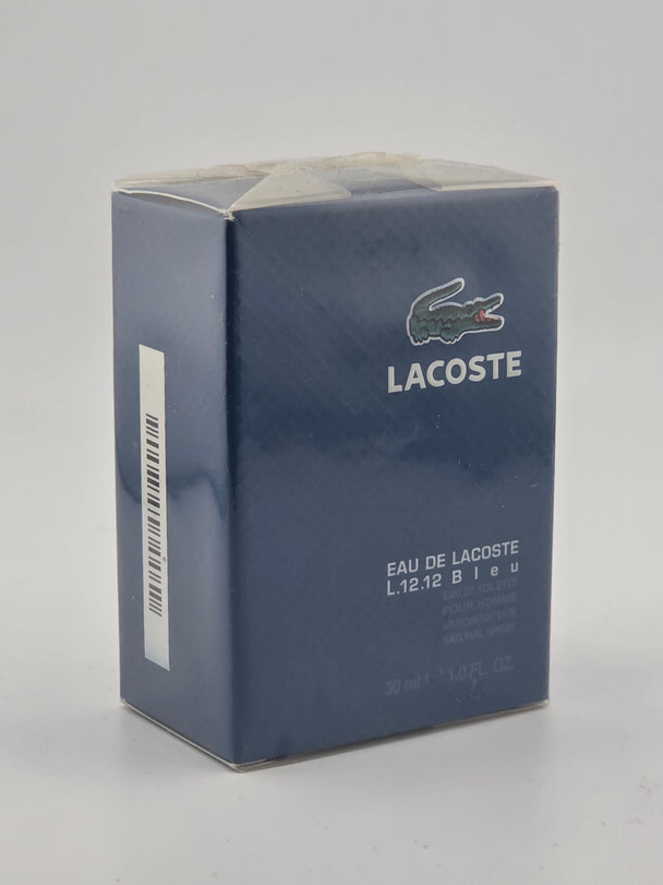 Lacoste Eau de Lacoste L.12.12 Bleu Herrenduft, Originalverpackung, 30ml Parfum