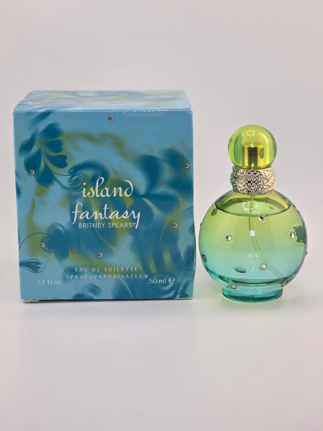 Britney Spears Island Fantasy Eau de Toilette 50ml, Rarität, Vintage Parfum Miniatur