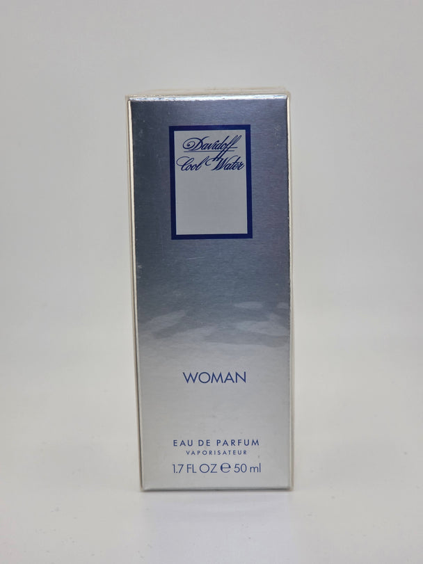 Davidoff Cool Water Woman Eau de Parfum 50ml, Parfum, Rarität, silberne Verpackung