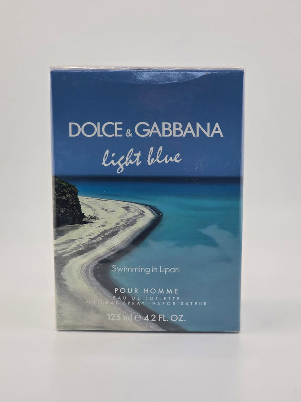 Dolce & Gabbana Light Blue Swimming in Lipari Pour Homme Eau de Toilette 125ml, Rarität