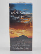 Dolce & Gabbana Light Blue Sunset in Salina Eau de Toilette 25ml, Damen Parfum, Miniatur