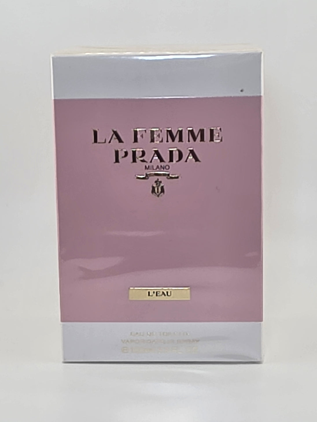 Prada La Femme L'Eau Eau de Toilette 100ml, Parfum Rarität, Damenduft, eleganter Flakon
