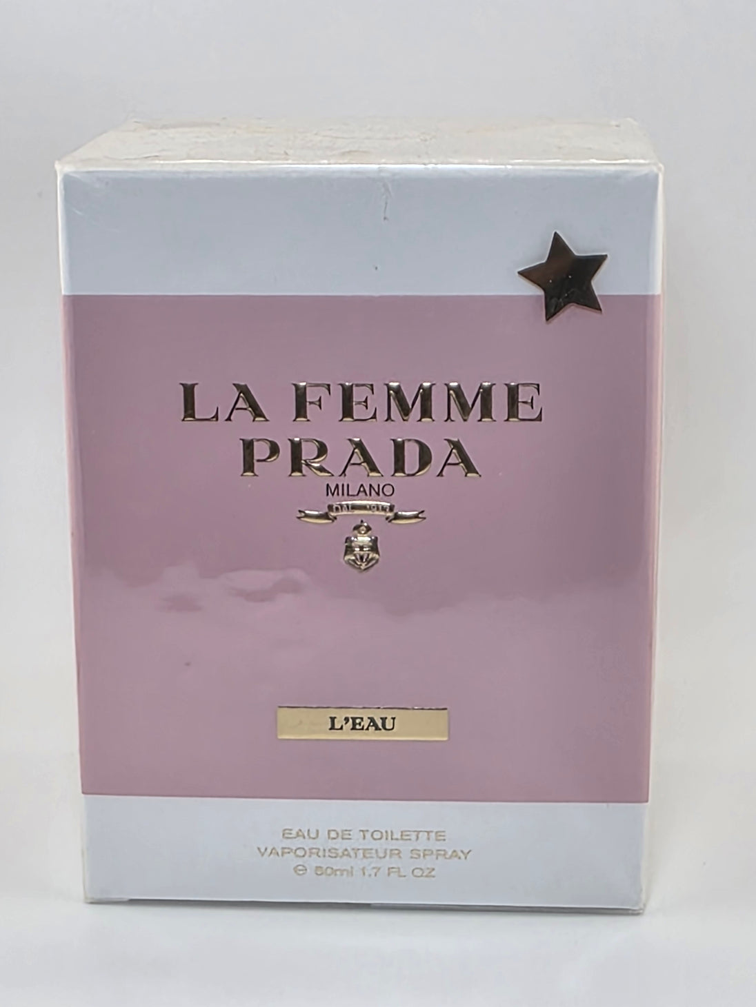 Prada La Femme L'Eau Eau de Toilette 50ml, Rarität, Damen-Parfum, Vintage Edition