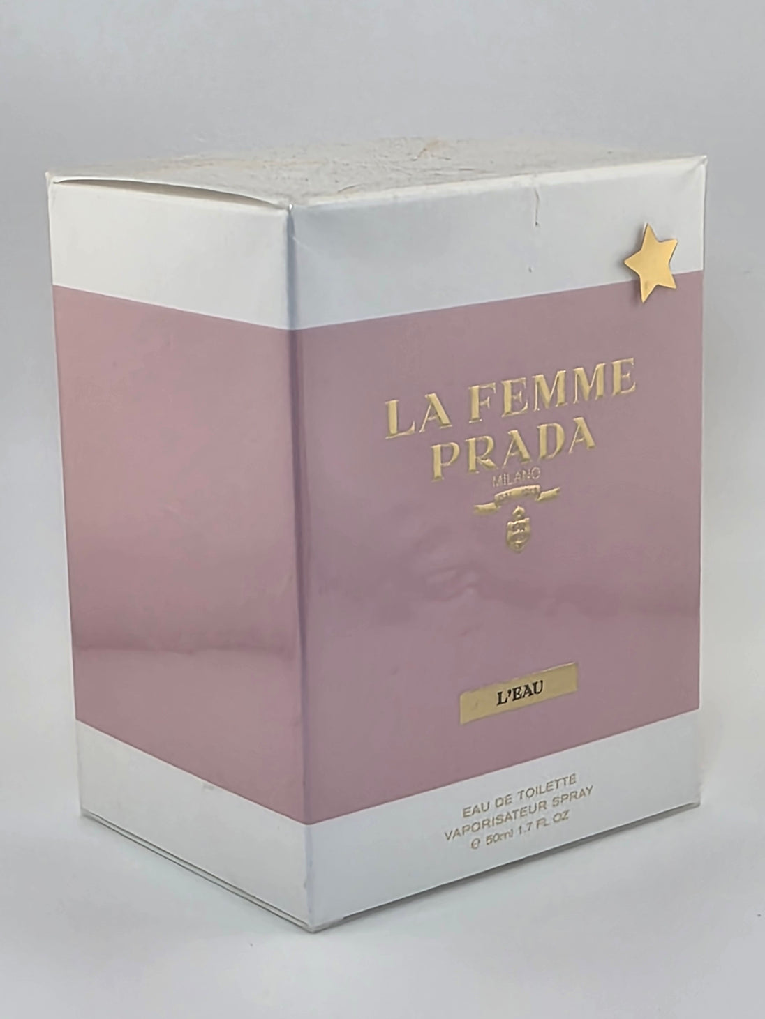 Prada La Femme L'Eau Eau de Toilette 50ml, rosafarbene Box, Damenduft, seltene Edition