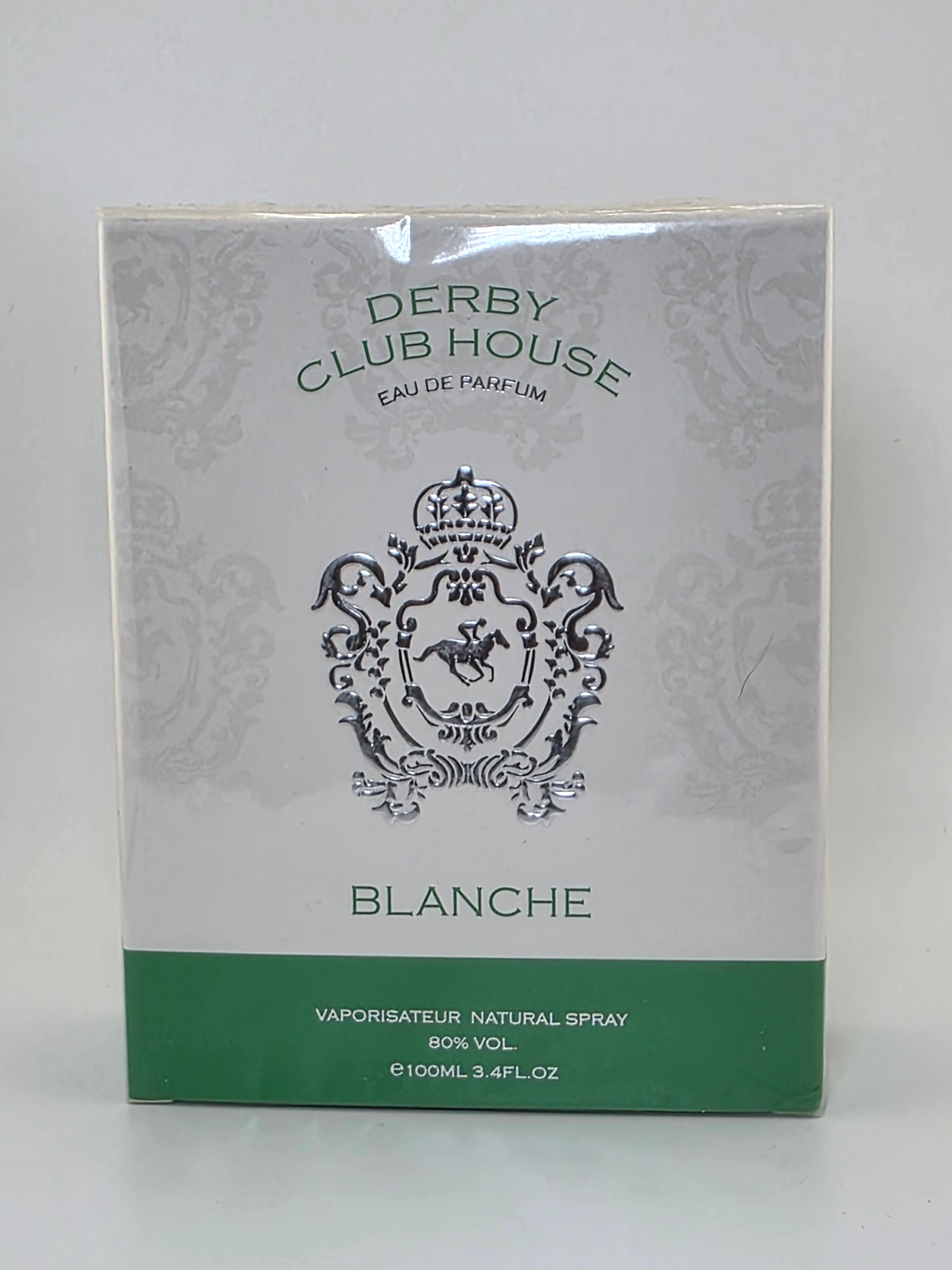 Derby Club House Blanche Eau de Parfum 100ml, Rarität, Parfum für Sammler, limitiert