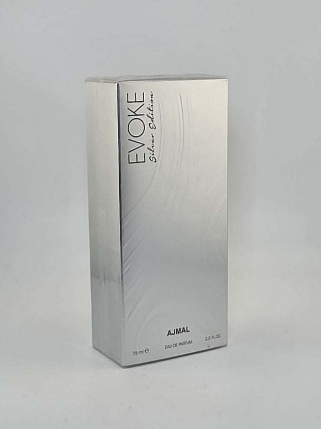 Ajmal Evoke Silver Edition Eau de Parfum 75ml, limitiert, Collector's Edition, Parfum-Rarität