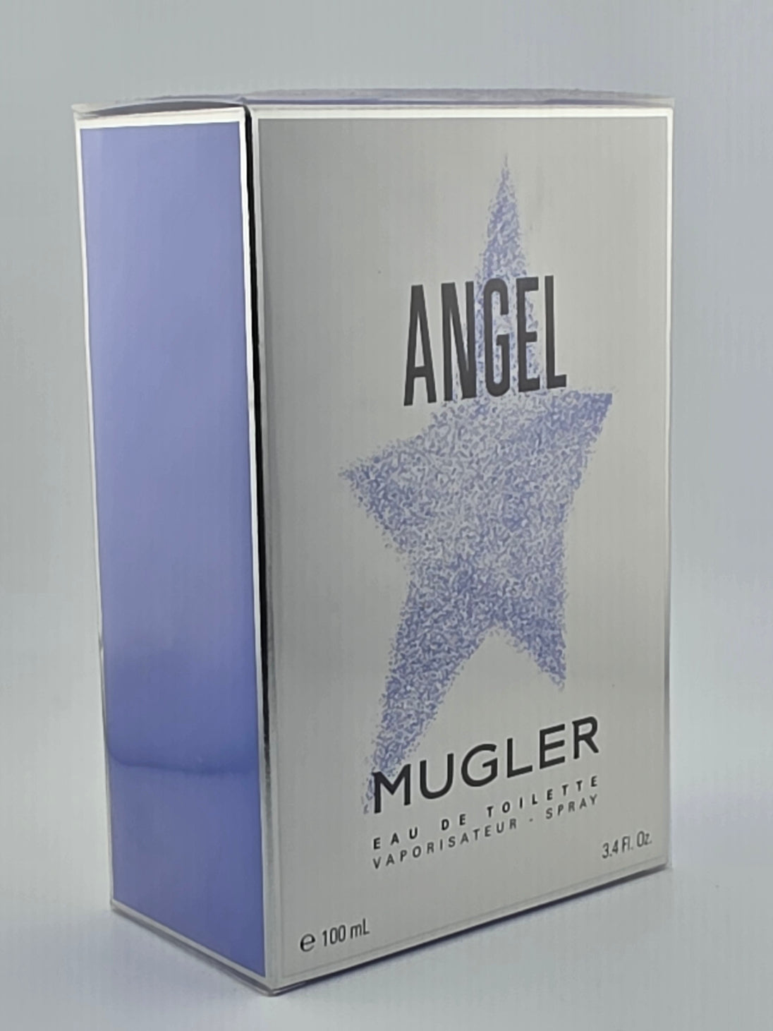 Mugler Angel Eau de Toilette 100ml, Parfum Rarität, silberne Box mit Stern, Vintage Duft