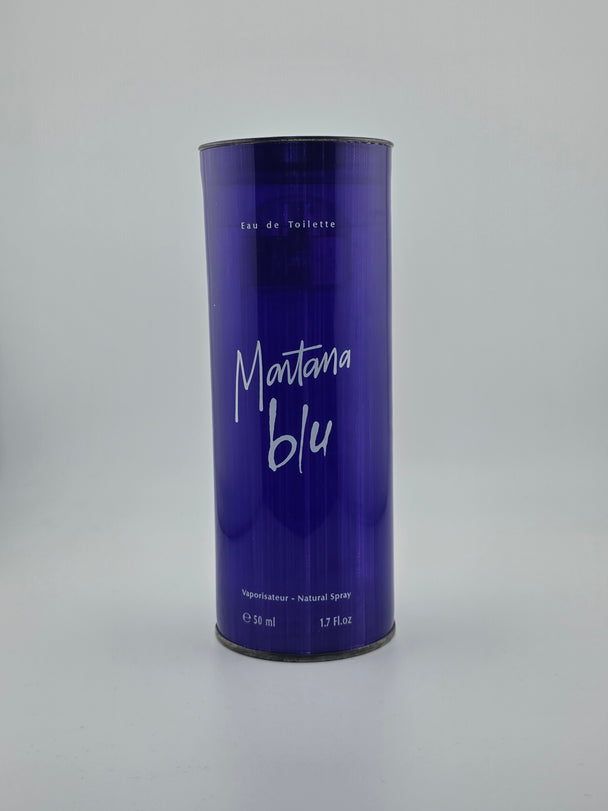 Montana blu Eau de Toilette 50ml Rarität Vintage Parfum in blauer Verpackung