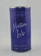 Montana blu Eau de Toilette 30ml Rarität Miniatur Vintage Parfum in blauer Dose