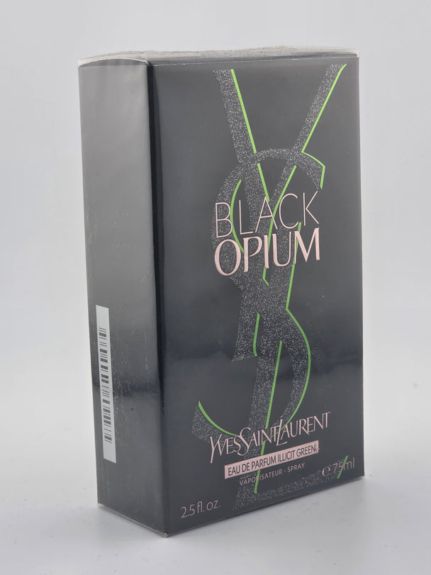 Yves Saint Laurent Black Opium Illicit Green Eau de Parfum, 75ml, limitiert, Rarität