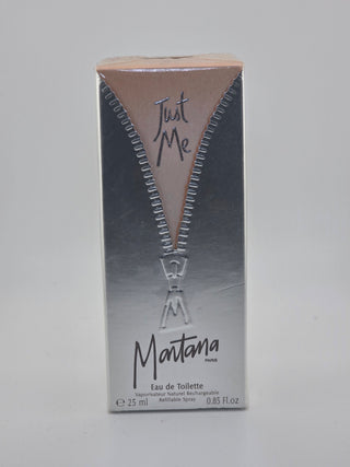 Montana Just Me Eau de Toilette 25ml Miniatur, silberne Verpackung, Rarität, Vintage