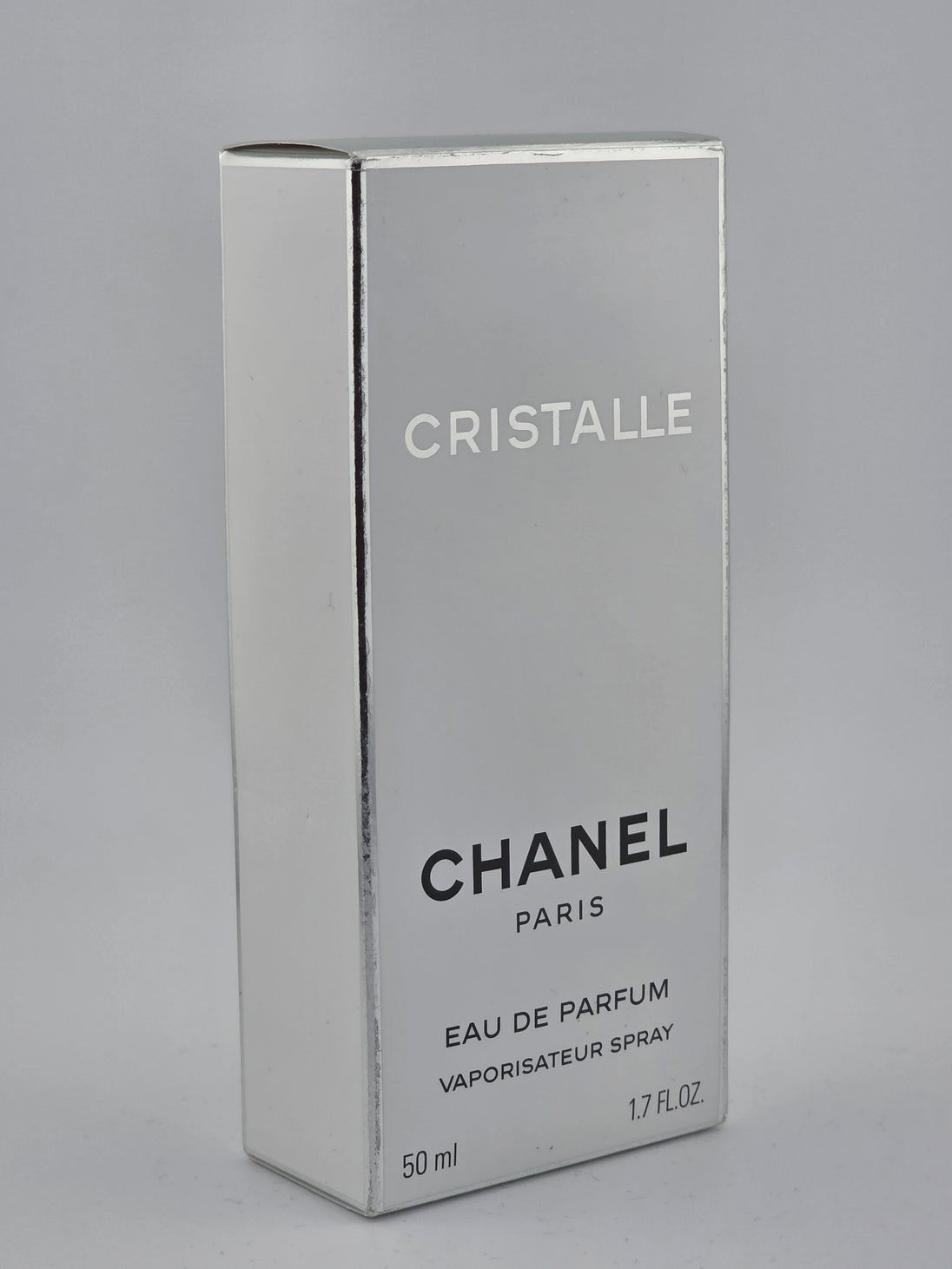 Chanel Cristalle Eau de Parfum 50ml, Vintage Rarität, silberne Box, Collector's Edition