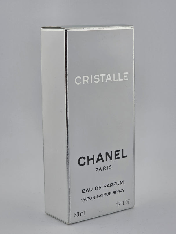 Chanel Cristalle Eau de Parfum 50ml, Vintage Rarität, silberne Box, Collector's Edition