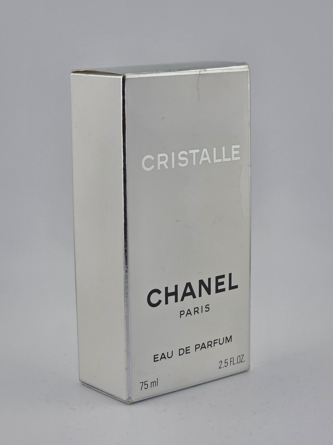 CHANEL Cristalle Eau de Parfum 75ml, Rarität, Vintage Parfum, silberne Verpackung