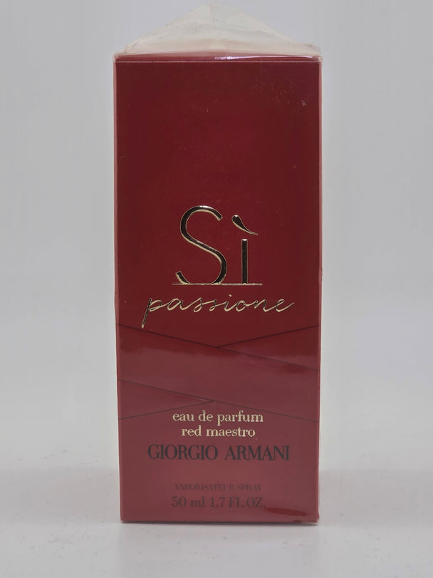Giorgio Armani Sì Passione Red Maestro Eau de Parfum, 50ml, Rarität, limitierte Edition
