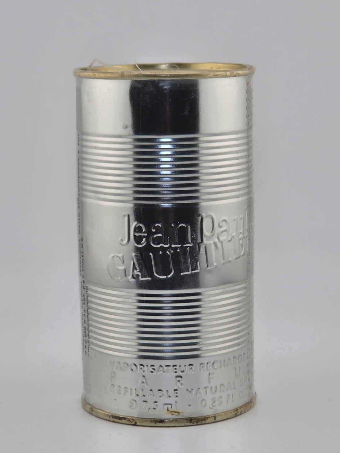 Jean Paul Gaultier Parfum Rarität, Vintage Metalldose, 7,5ml Miniatur Collector's Edition