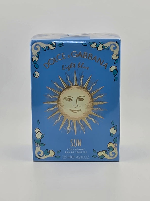 Dolce & Gabbana Light Blue Sun Eau de Toilette 125ml, Rarität, Herren-Parfum, Vintage-Edition