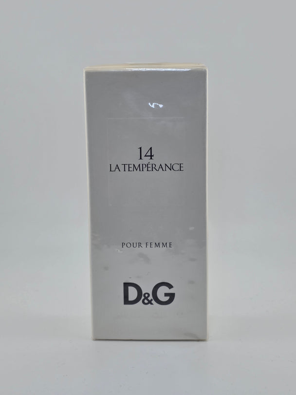 D&G 14 La Tempérance Eau de Toilette Pour Femme, Rarität, Vintage, originalverpackt