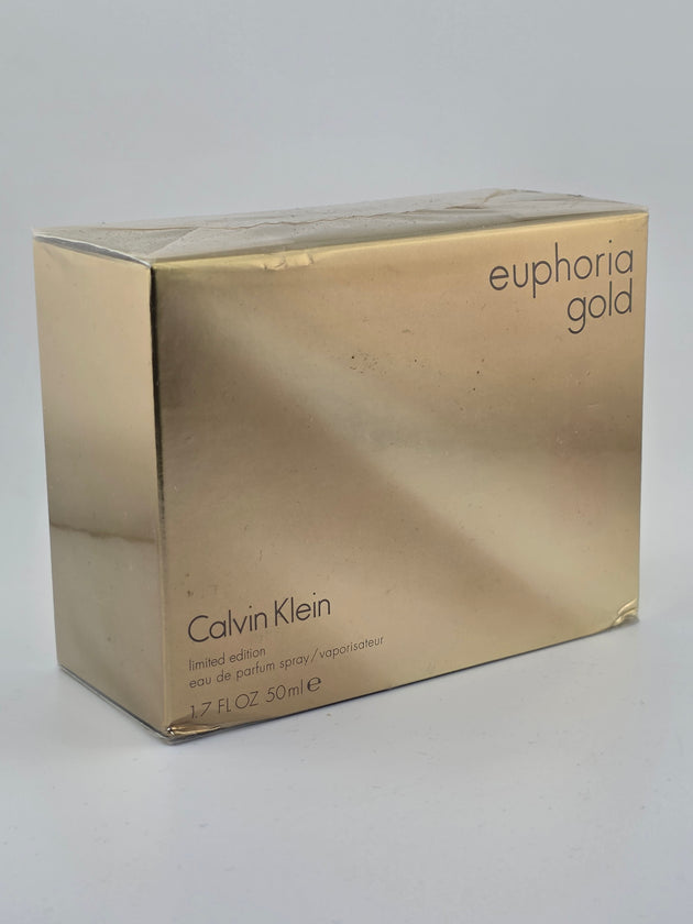 Calvin Klein Euphoria Gold Eau de Parfum 50ml limitiert, Rarität, goldene Verpackung