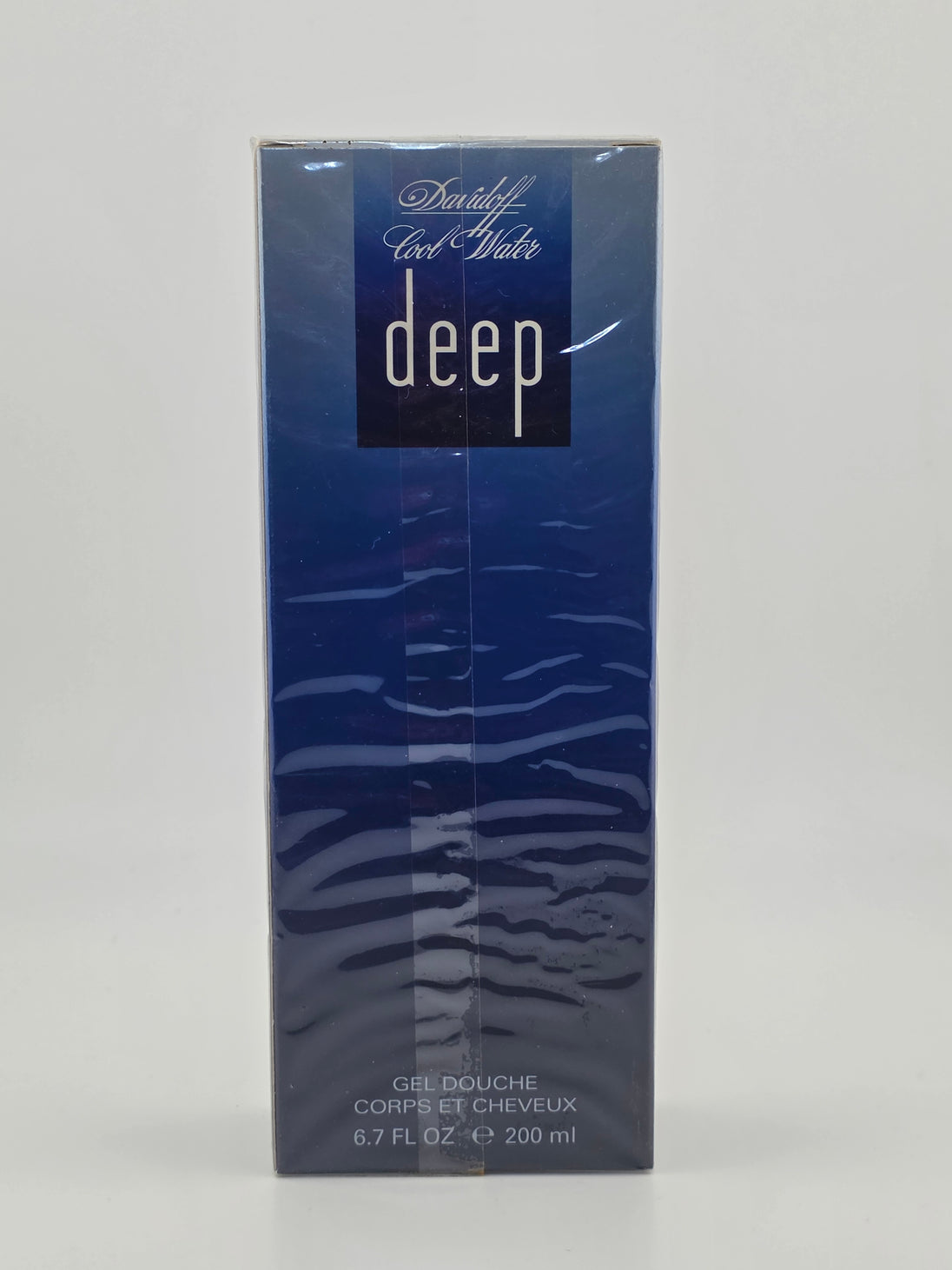 Davidoff Cool Water Deep Gel Douche 200ml, seltenes Vintage Duschgel, Rarität
