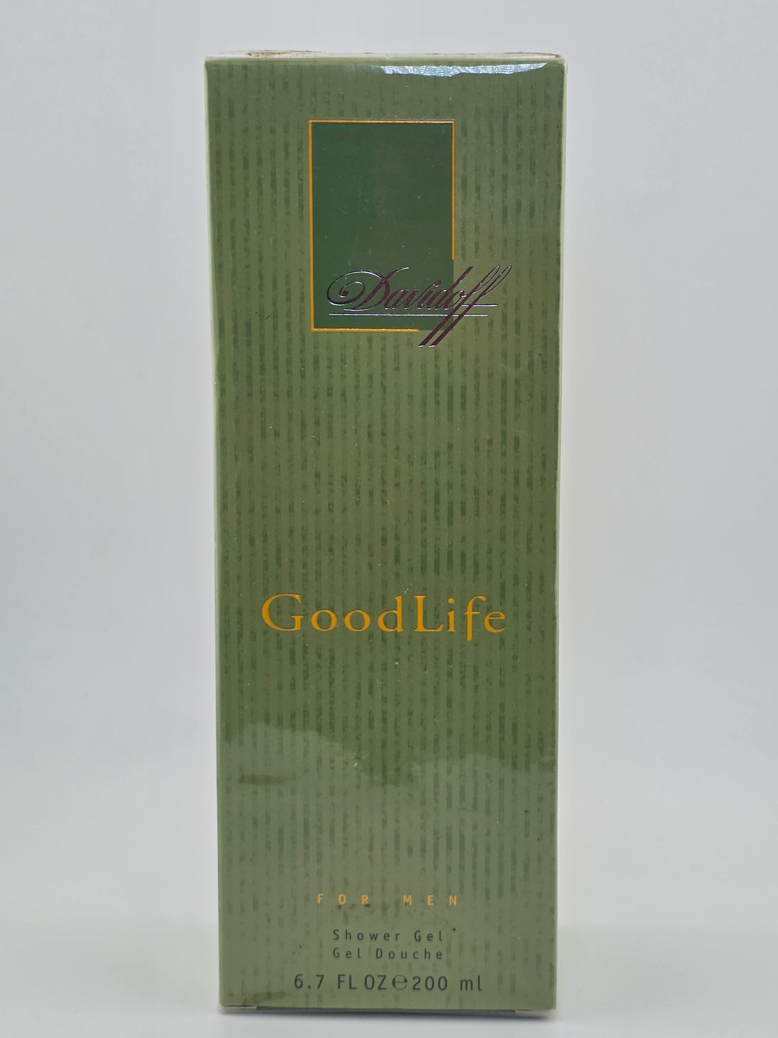 Davidoff GoodLife Shower Gel 200ml, vintage Rarität für Herren, grüne Verpackung