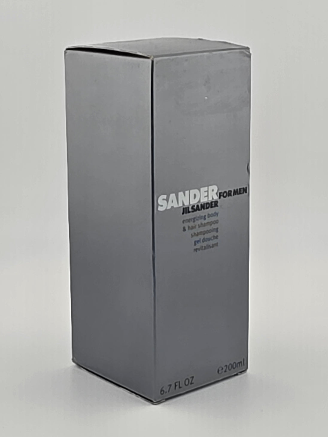 Jil Sander Sander for Men Duschgel 200ml, Rarität, gepflegtes Vintage-Design.