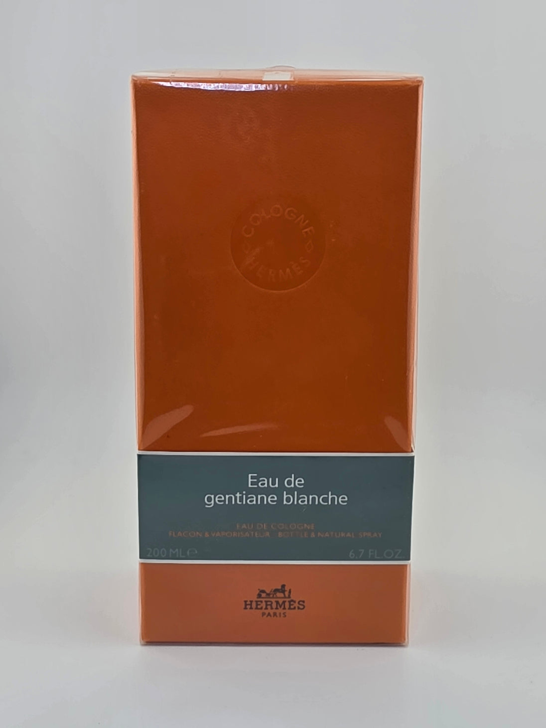 Hermès Eau de gentiane blanche Eau de Cologne 200ml, Rarität, eleganter Flakon, Unisex-Duft
