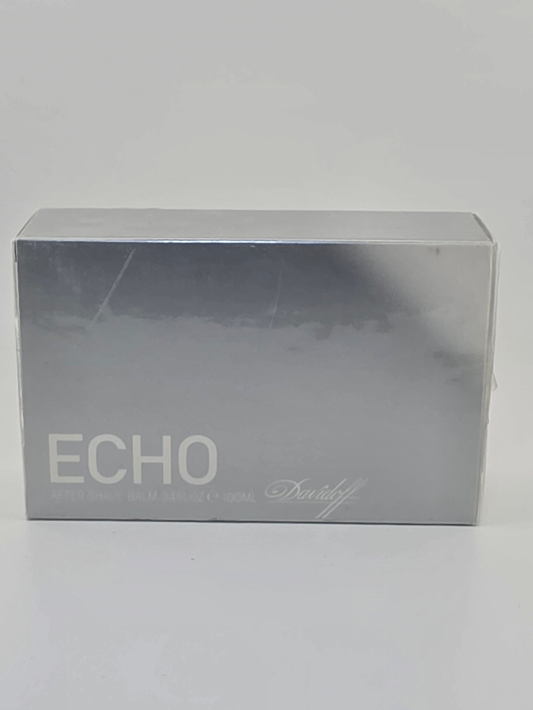 Davidoff Echo After Shave Balm 100ml, Rarität, silberne Verpackung, Vintage Herrenpflege