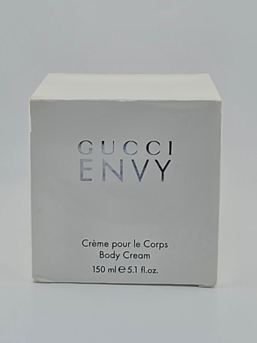 Gucci Envy Body Cream 150ml, Rarität, Vintage Beautyprodukt, Boxansicht