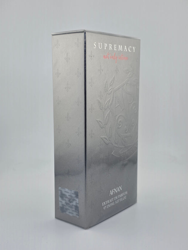 Afnan Supremacy Not Only Intense Extrait de Parfum 150ml, Rarität, silberne Verpackung
