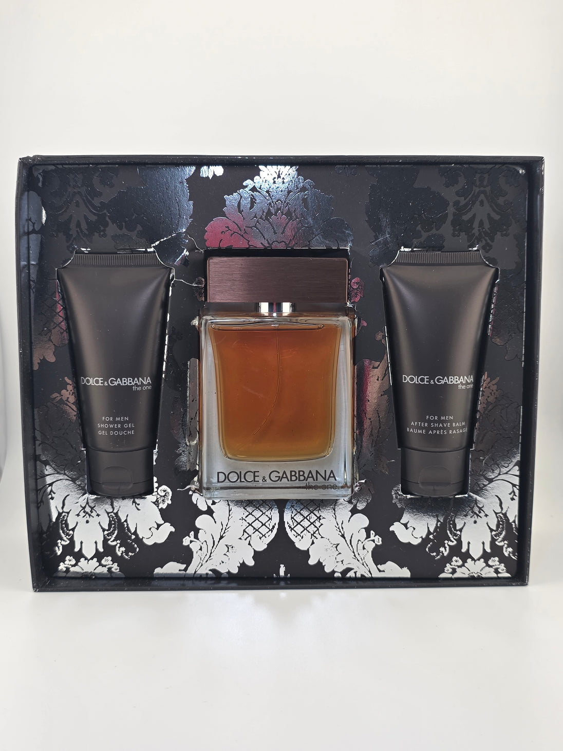 Dolce & Gabbana The One for Men Eau de Toilette Set mit 100ml EDT, Duschgel und Aftershave, Herren, Geschenkset
