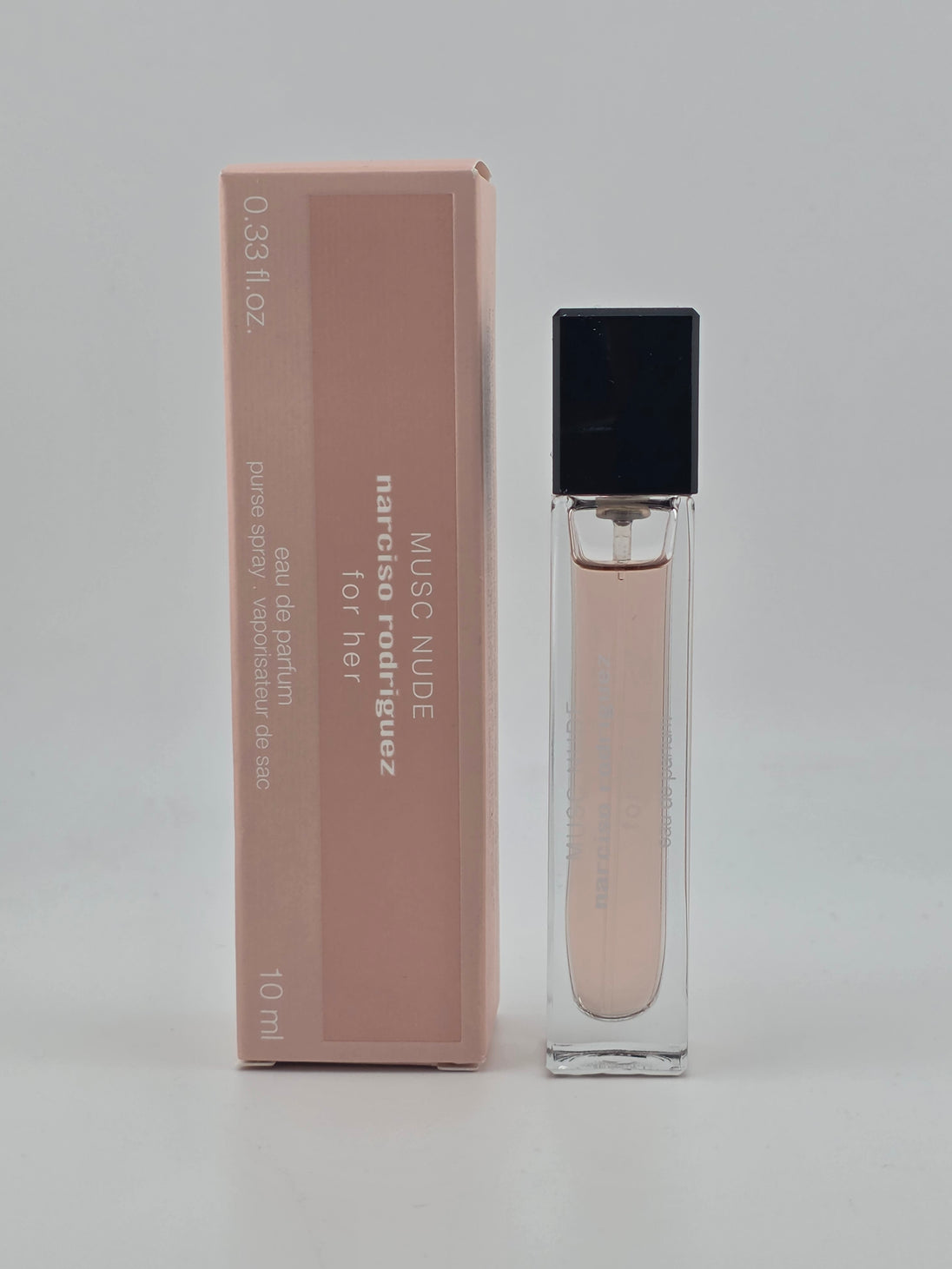 Narciso Rodriguez Musc Nude for her Eau de Parfum Miniatur 10ml, Rarität, rosa Flakon