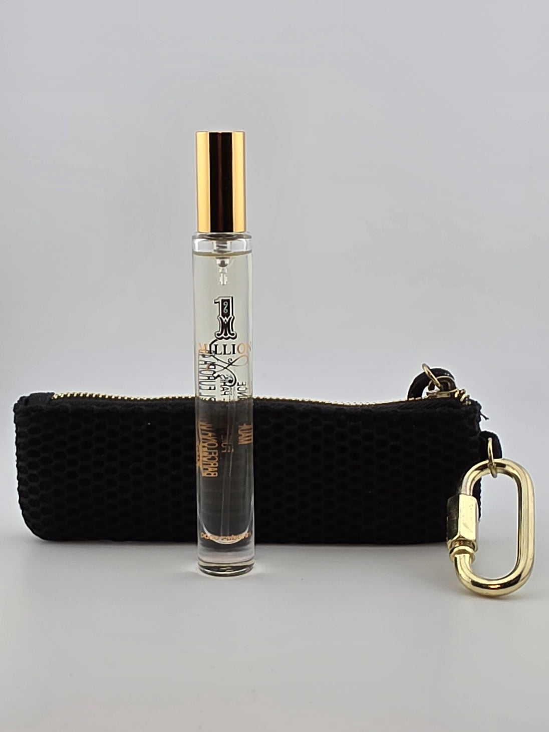 1 Million Eau de Toilette Miniatur 10ml, Rarität, mit schwarzem Etui und goldfarbenem Verschluss