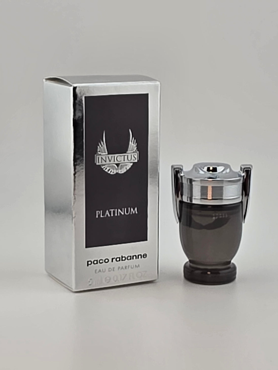 Paco Rabanne Invictus Platinum Eau de Parfum Miniatur 5ml, Rarität, limitierte Edition.