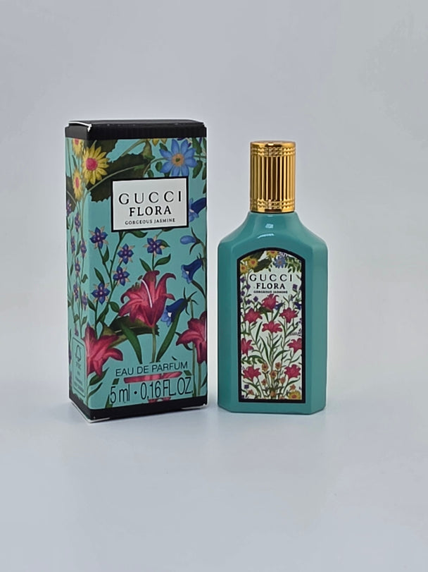 Gucci Flora Gorgeous Jasmine Eau de Parfum Miniatur 5ml, limitierte Edition, florales Design, Rarität