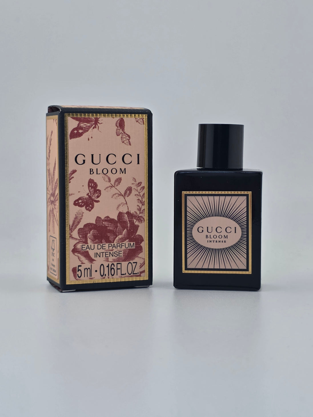 Gucci Bloom Intense Eau de Parfum Miniatur 5ml, limitiert, Collector's Edition, Vintage Design