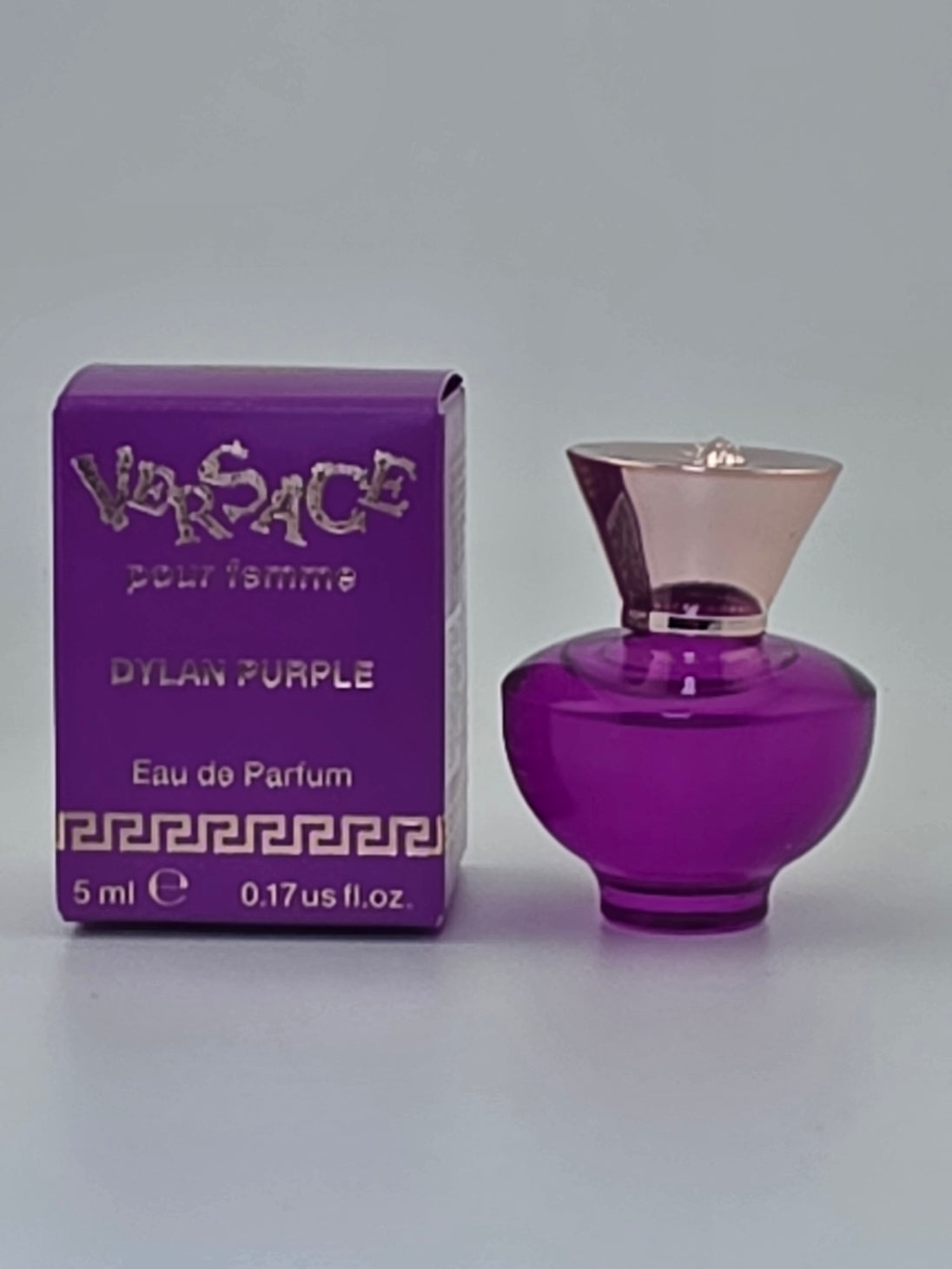 Versace Dylan Purple Eau de Parfum Miniatur 5ml, lila Flakon, Collector's Edition