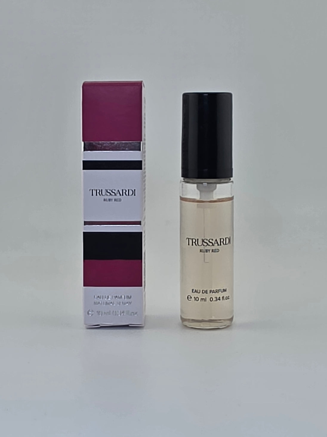 Trussardi Ruby Red Eau de Parfum Miniatur 10ml, seltene Vintage-Rarität mit Box