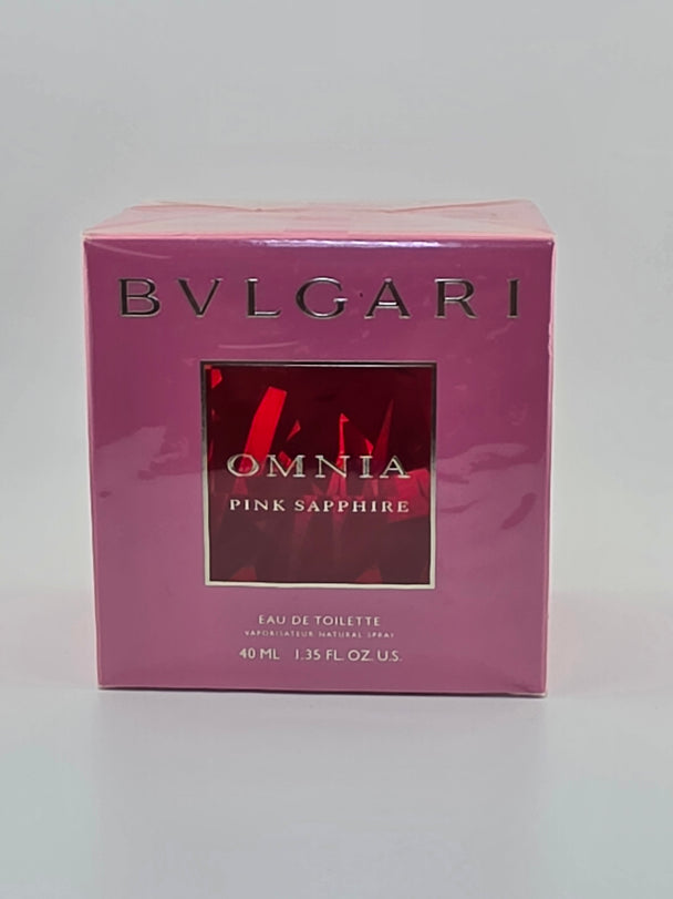 Bvlgari Omnia Pink Sapphire Eau de Toilette 40ml, Damenparfum, Rarität, pinke Box