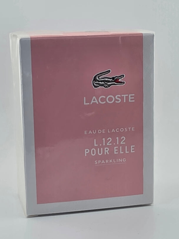 Lacoste L.12.12 Pour Elle Sparkling Eau de Toilette, Damenparfum, Neu, 50ml, Originalverpackung